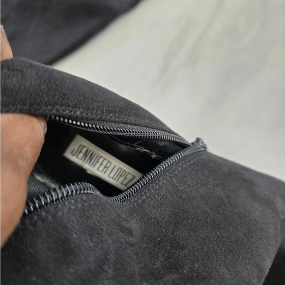 Jennifer Lopez Boots Womens 7.5M Malina Tall High Heels Sequins 112913 Black - Picture 15 of 15